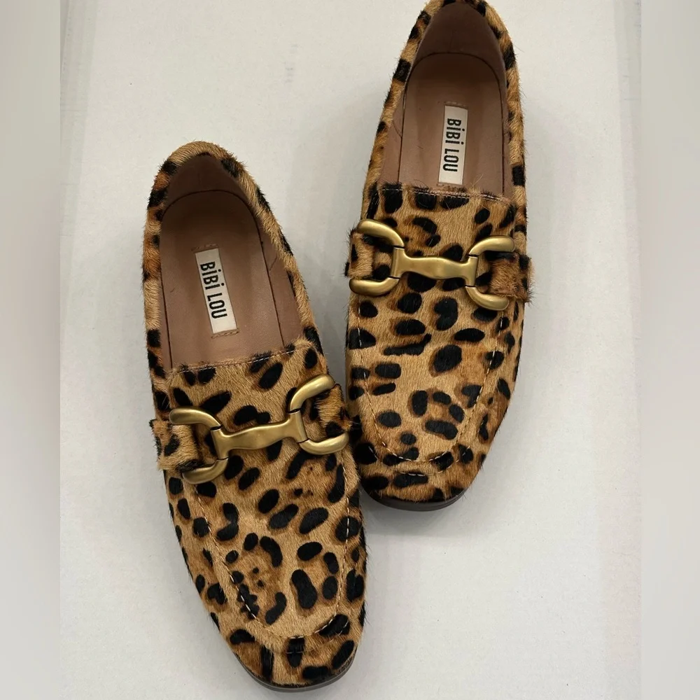 Bibi Lou Leopard Print Zagreb Loafers – Like New - Picture 5 of 14